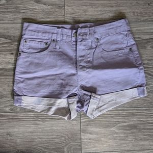 Levi's High Waisted Shorts